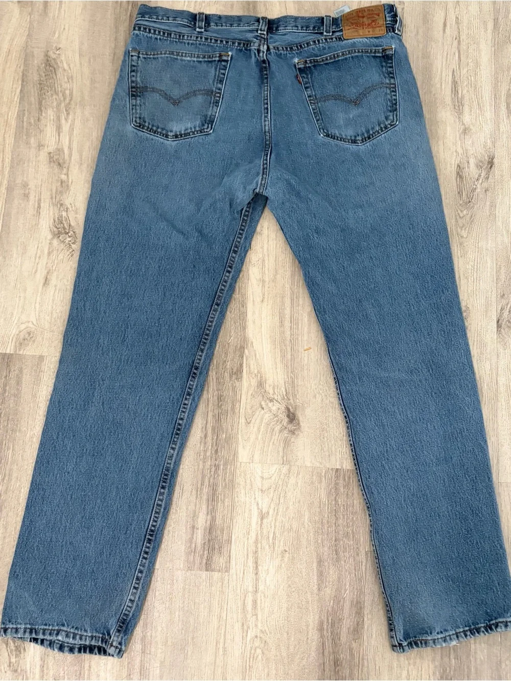 Levi's 505 Jeans Men's 40x34 Straight Leg Blue Denim Regular Cowboy USA